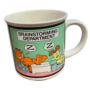 1980’s Garfield brainstorming coffee mug